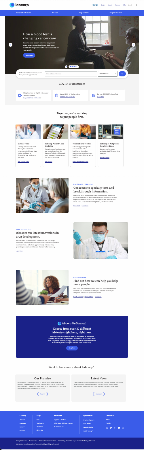 labcorp organization